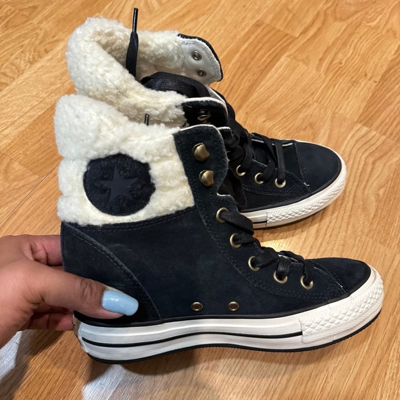 Converse Chuck Taylor Allstar Lux Hidden Platform Shoes - Picture 2 of 6